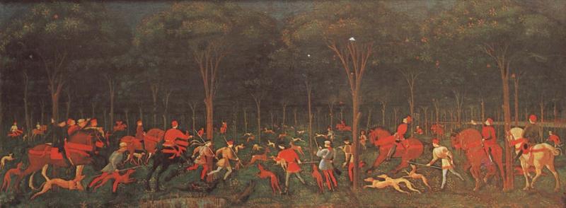 unknow artist The Hunt of all 15th-century France oil painting art